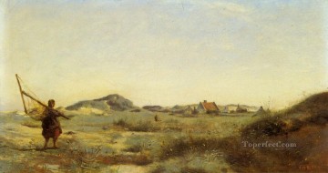 Jean Baptiste Camille Corot Painting - Dunkerque plein air Romanticismo Jean Baptiste Camille Corot